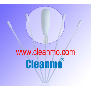 Cleanroom Polyester Swab Spatula Shaped Knitted Polyester Tip with Polypropylene Handle Non-Sterile